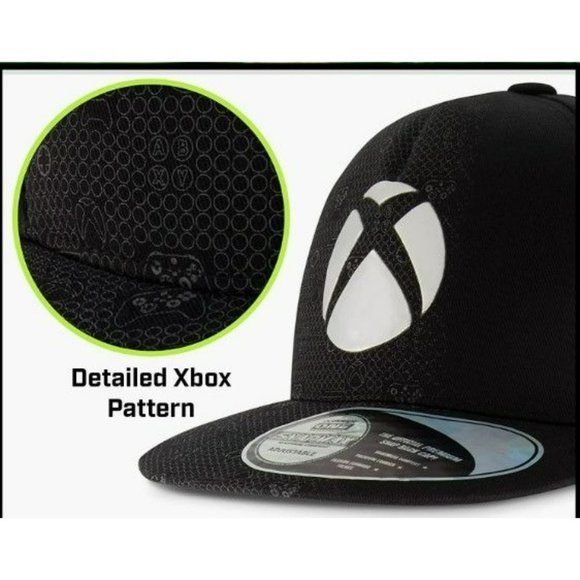 XBox Hat  Snapback Metallic Concept One Microsoft Baseball Skater Hat - Picture 2 of 6